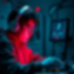 A person using the DeepSqueak tool to translate sounds into meaningful interactions, facilitating better communication.