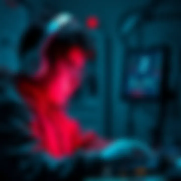 A person using the DeepSqueak tool to translate sounds into meaningful interactions, facilitating better communication.