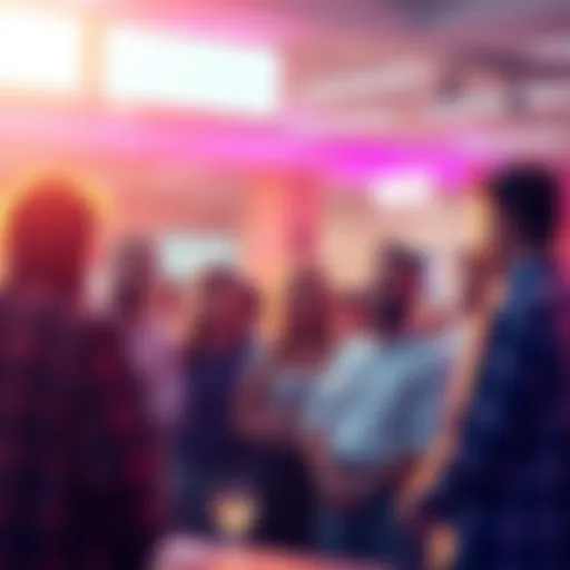 A group of people collaborating to create a library of AI prompts, sharing ideas and discussing features.