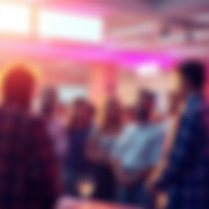 A group of people collaborating to create a library of AI prompts, sharing ideas and discussing features.