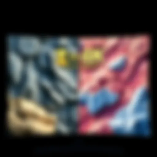 Side-by-side comparison of a 4K texture and two 2K textures displayed on a game screen