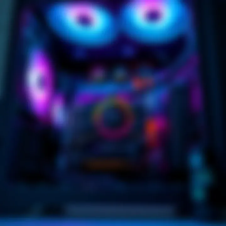 A computer with a graphics card and RAM modules showing how they connect, highlighting the importance of RAM for performance in gaming and creative tasks.