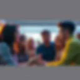 A group of people expressing frustration over AI characters in roleplay apps, showing signs of disappointment and confusion in a chat setting.