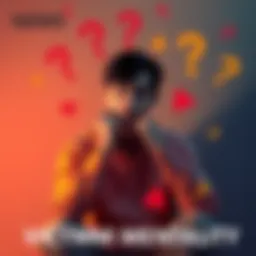 Person looking conflicted A person sitting with a thoughtful expression, reflecting on their choices, surrounded by question marks and abstract shapes representing doubt. Their body language shows hesitation, suggesting an int...