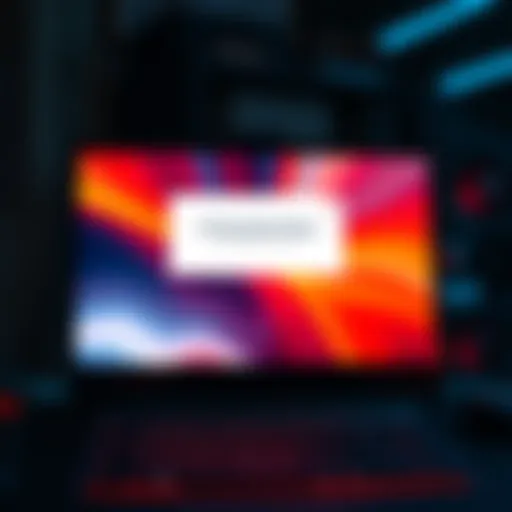 A computer screen showing a confusing popup message that appears unexpected, causing curiosity among users.