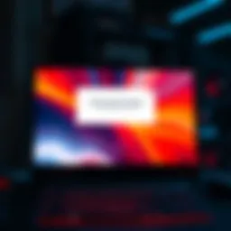 Confusing Popup on Screen A computer screen showing a confusing popup message that appears unexpected, causing curiosity among users.