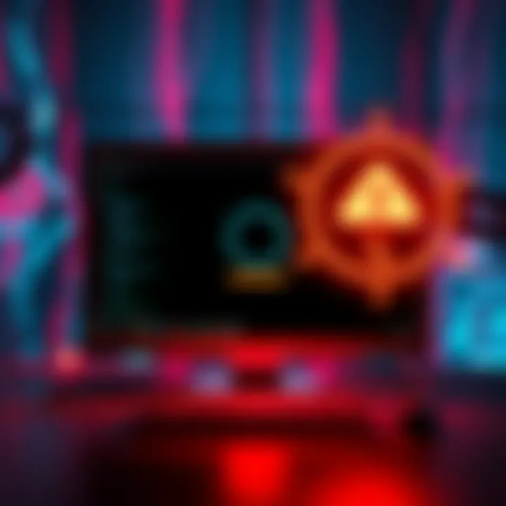 Connection Error Concept Graphic showing a computer with a loading symbol and a broken connection icon, representing connection timeout issues.
