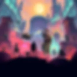 A vibrant art piece showcasing characters and scenes from modern point-and-click adventure games, highlighting their artistic design and immersive atmosphere.