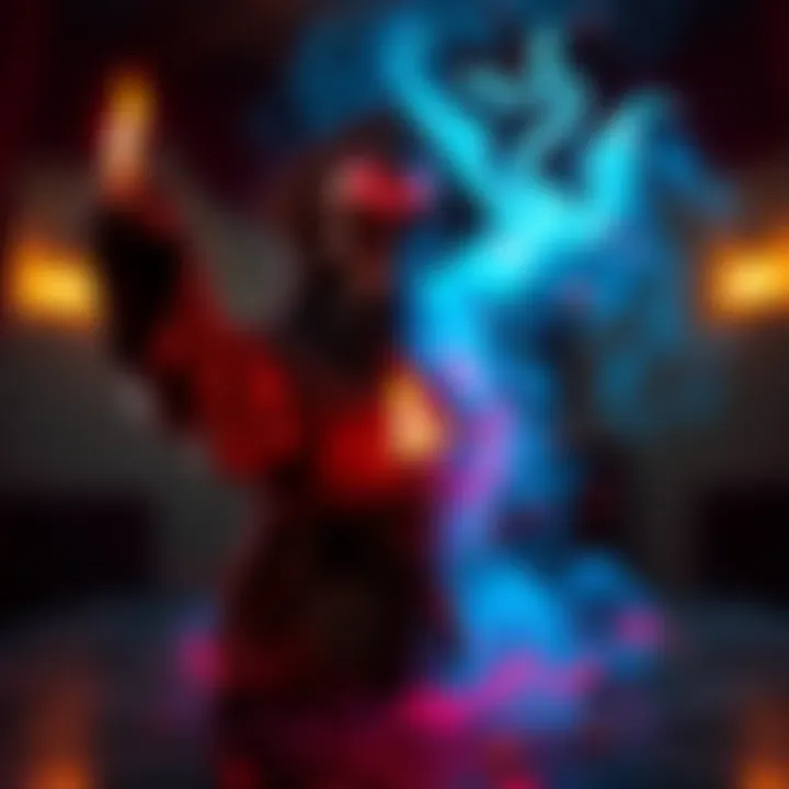 A striking artwork blending holy and unholy symbols, showcasing unique artistry in image generation.