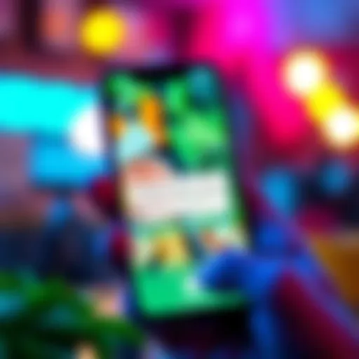 A smartphone displaying a cooking assistant app on WhatsApp, showing recipes and chat features to engage users.