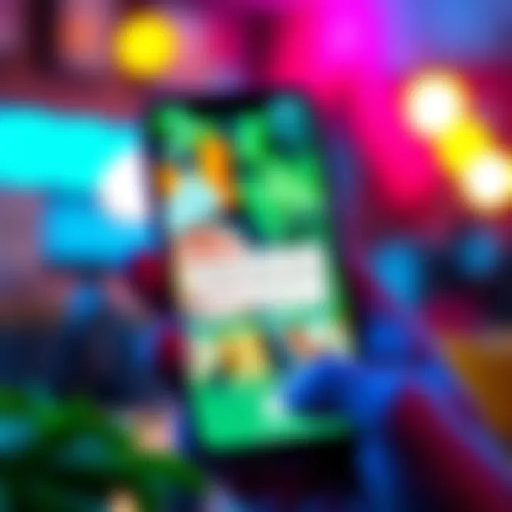 A smartphone displaying a cooking assistant app on WhatsApp, showing recipes and chat features to engage users.