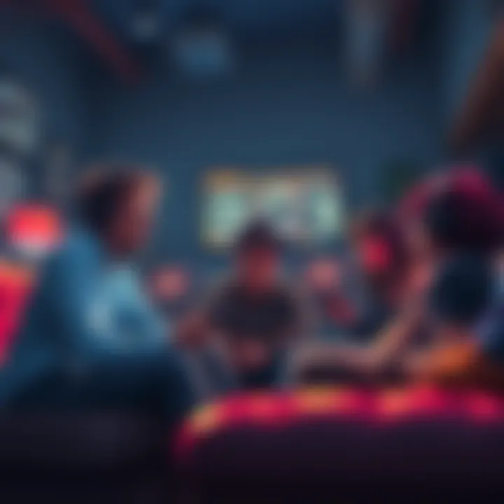 Players discussing CRT Effect settings for a couch coop platformer game