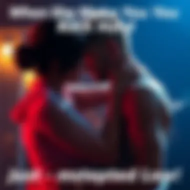 A couple passionately embracing, showcasing intense emotions and attraction in their relationship.