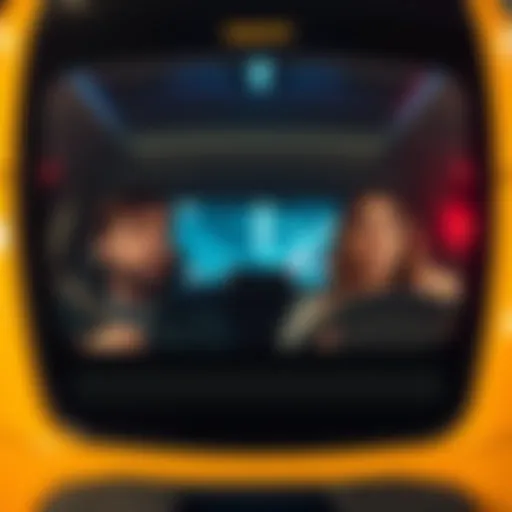 A California couple looking surprised in a Waymo robotaxi after a scary ride experience