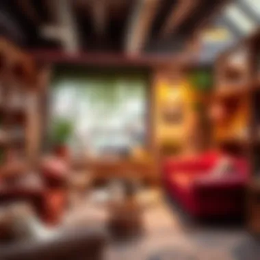 A welcoming space filled with playful cats and cozy seating for visitors to enjoy time with felines.