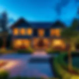 A beautiful and modern house with a garden, showcasing creative design ideas for homeowners.