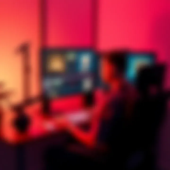 A person sitting at a computer analyzing a digital model, with graphics of the Z-Image and Loras on the screen.