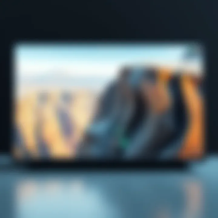 A digital artist designing cliffs without overhanging features, showing a clear step-by-step process with tools and graphics on the screen.