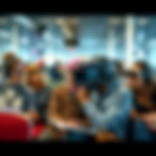 Creative Roleplay Ideas A group of people engaged in roleplay during a long wait, using props and costumes to entertain themselves, showcasing their creativity and imagination.