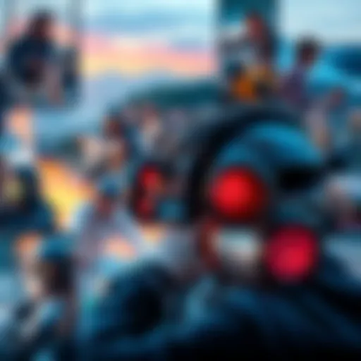 A collage of multi-shot images blending real-life elements with AI-generated visuals, showcasing vibrant storytelling techniques.