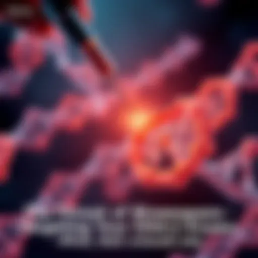 CRISPR Technology and Bioweapons Illustration showing DNA strands being edited with CRISPR tools, symbolizing the threat of genetically targeted bioweapons