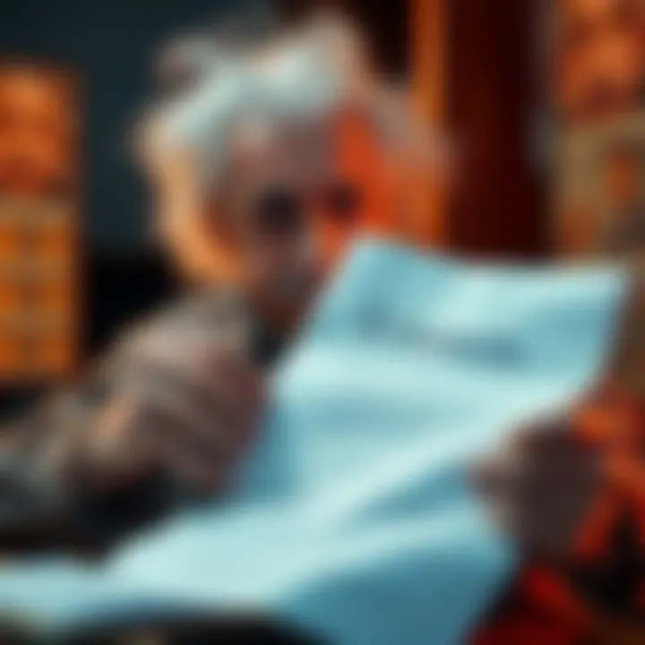A person analyzing a paper with Einstein's name, showing disappointment in his theories and impact.