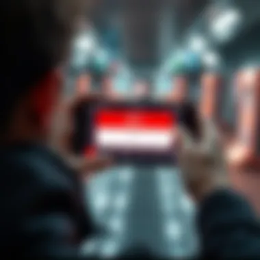 A person facing a 451 error on a Xiaomi device in the UK, showing a screen with a warning message about access denial.