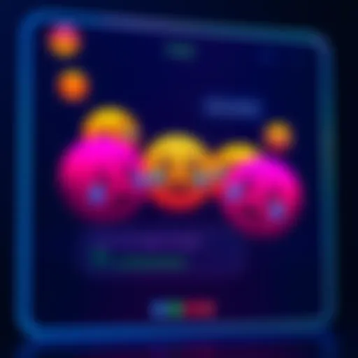 A digital chat screen showing multiple crying emojis in conversation.