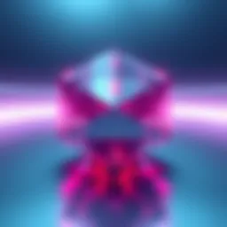 Illustration showing a cubic edge in a 3D geometric space, highlighting its vertices and edges.