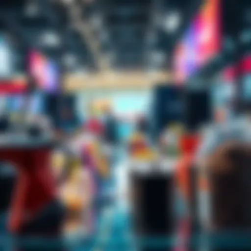 Different products on display representing various market trends in today's business landscape