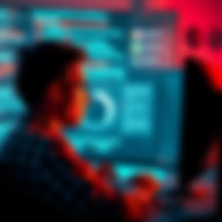 A visual representation of cursor rate limits with a confused person looking at unclear guidelines on a computer screen.