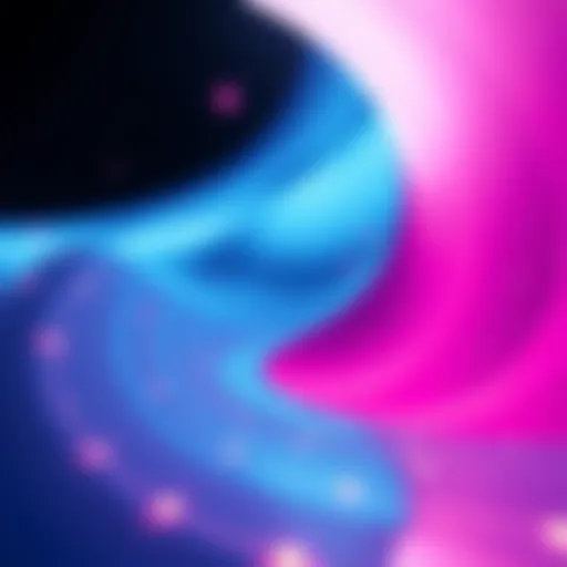 A visual representation of curve curvature calculation using Geometry Nodes, showing the smooth movement of objects along a curve.