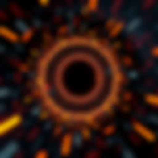 A visual representation of a unique buffering animation created with CSS, showing animated elements moving in a looping pattern.