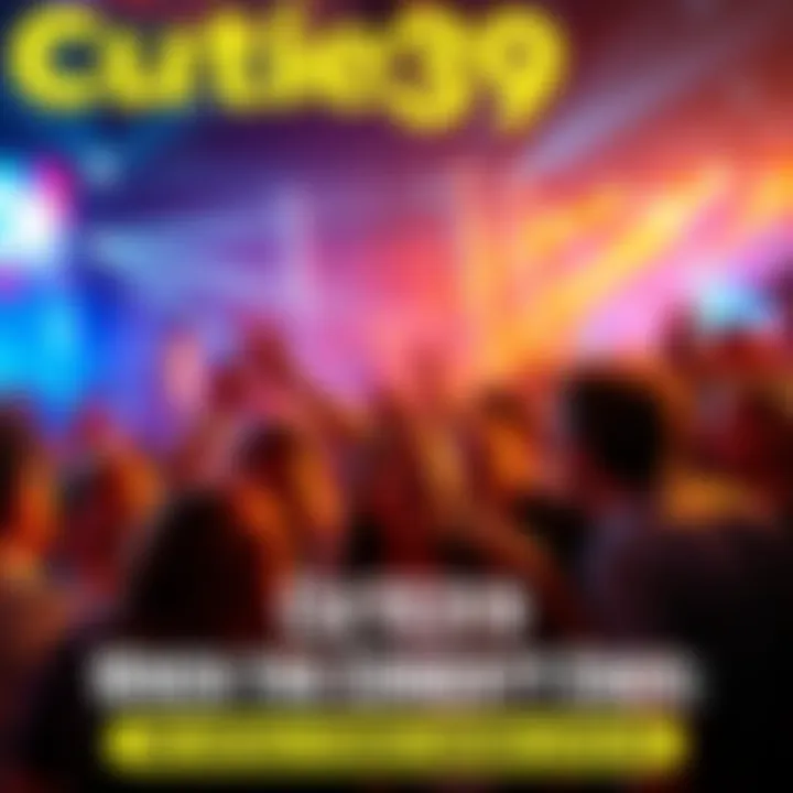 A lively crowd sharing laughs and stories after the Cutie39 concert ends, showcasing personal connections and emotions.