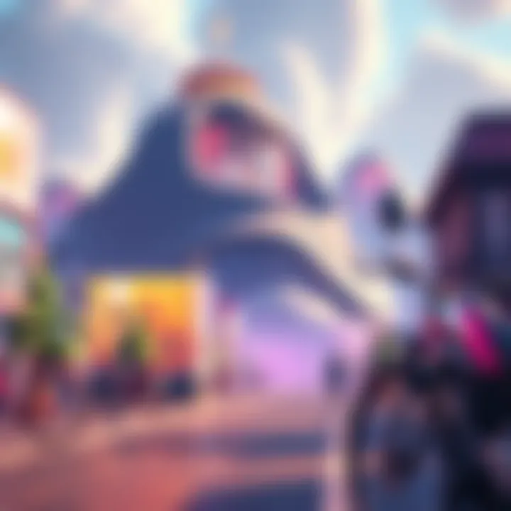 A vibrant 3D scene showcasing enhanced details and quality after switching to the Cycles render engine