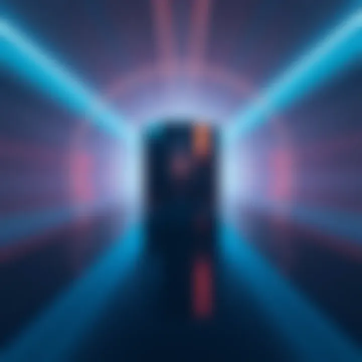 A cylinder moving straight, not following a circular path, illustrating the difference in motion and alignment.