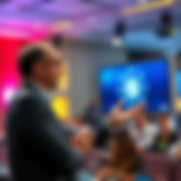 Dario Amodei discussing AI growth Dario Amodei gives a talk about the stages of growth in artificial intelligence at a conference, with a focus on future advancements and responsible development.