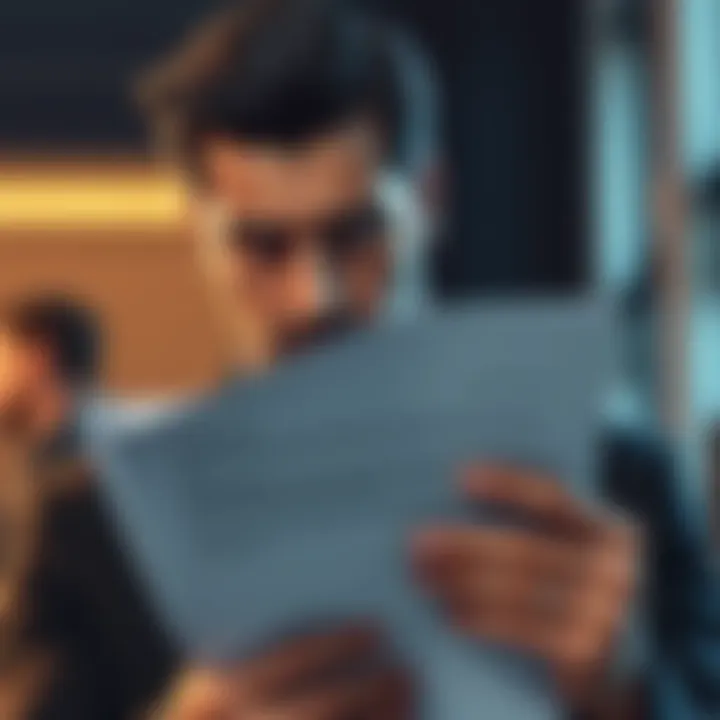 Dario holding a memo with a serious expression, implying conflict with Sam over dishonesty.