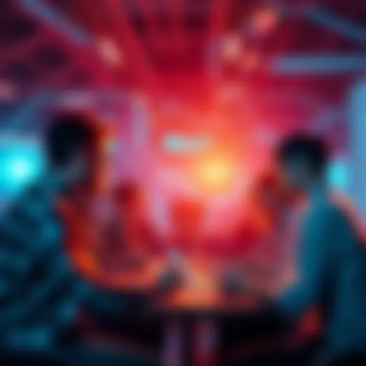 People engaging in a discussion about data science career paths and education resources