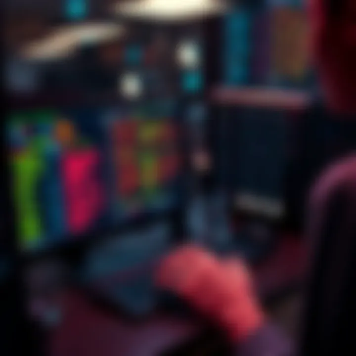 A person using a computer to automate data transfer from an old system to a modern CRM interface.