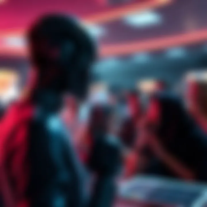 Person posting an AI-generated image on an anti-AI forum, with shocked reactions from community members in the background.