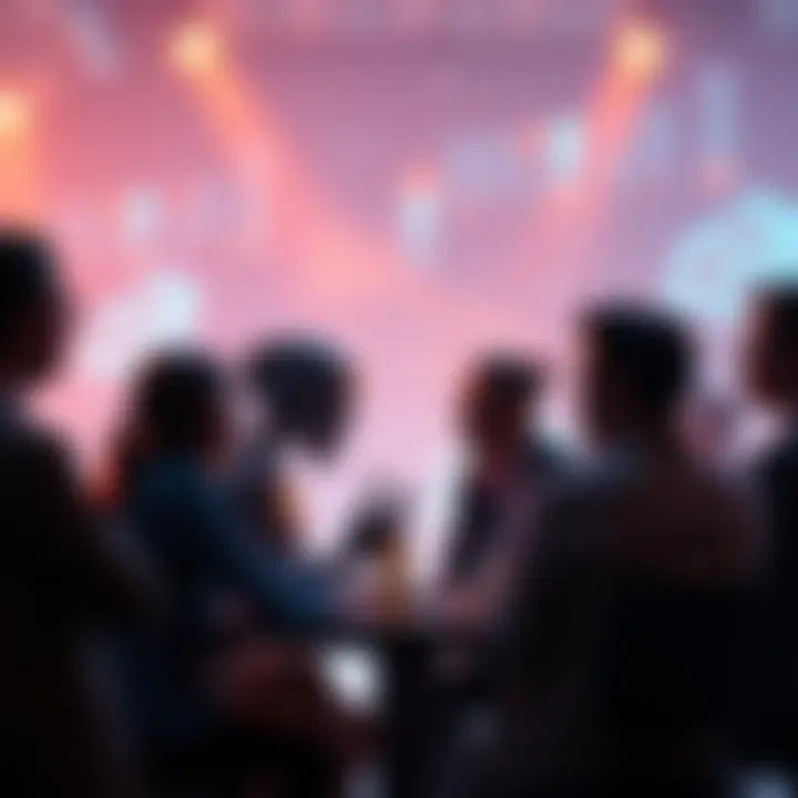 People discussing the differences between using AI as a tool and in creative processes