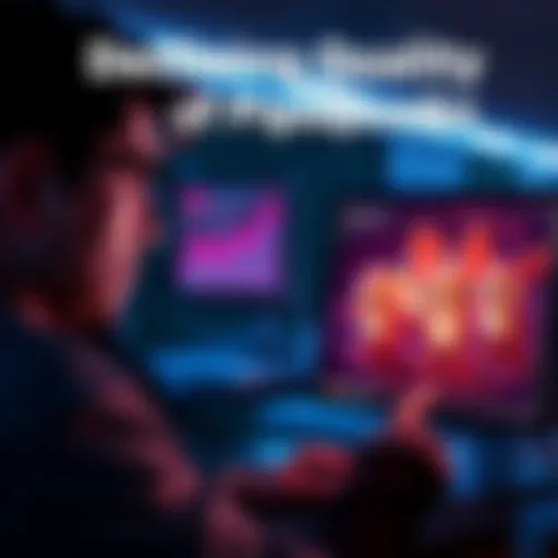 A concerned person looking at a computer screen displaying pipsqueaks with missing details