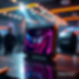 A new DeepSeek V4 Pro device displayed with upgraded features and sleek design at its launch event