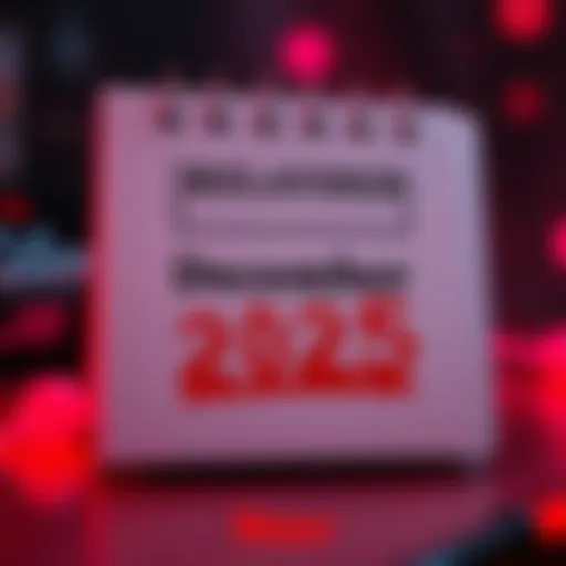 A calendar page showing December 2025 marked, symbolizing the postponed release of CHAT GPT EROTICA.