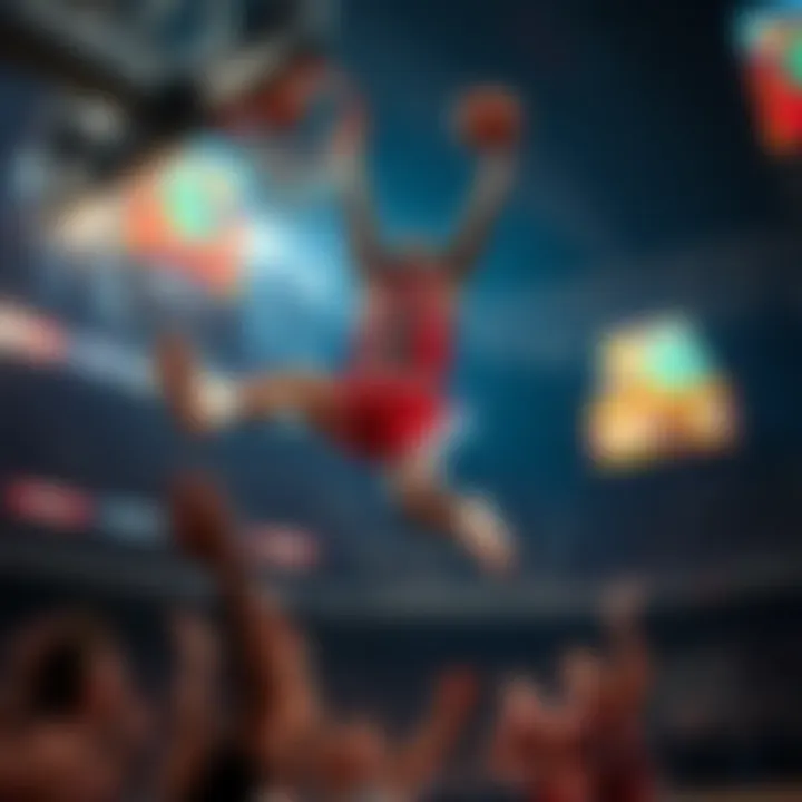 Deni Avdija replaces Michael Jordan in a fan-made Space Jam scene, performing a spectacular dunk