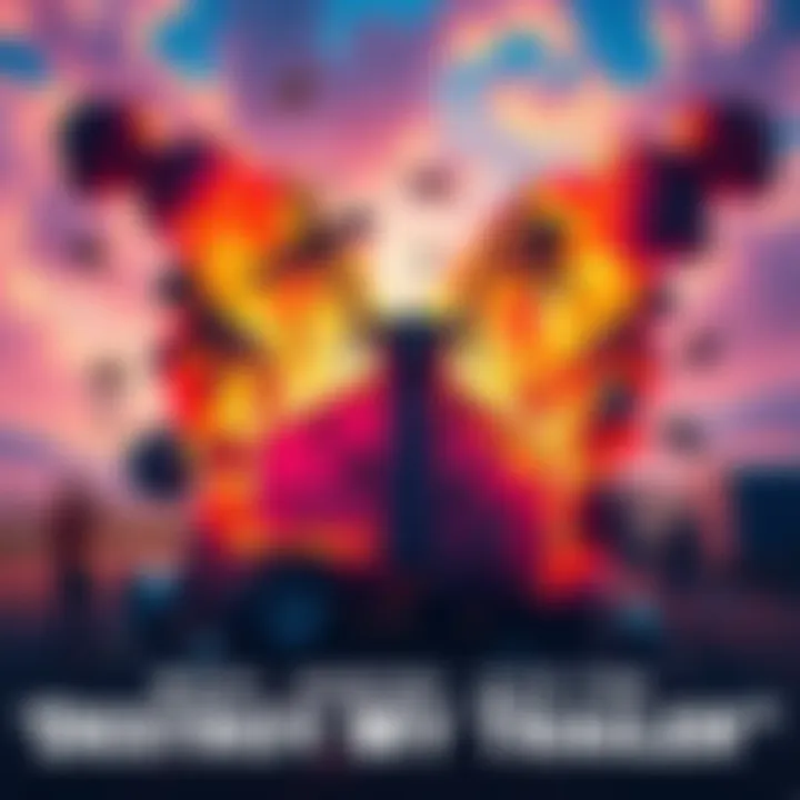 Game poster for Destroy My Trailer A vibrant and chaotic scene featuring a trailer being destroyed in a colorful landscape, symbolizing various game genres
