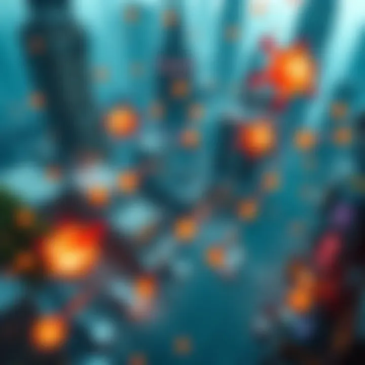 A dynamic urban landscape showcasing destructible buildings and advanced physics visuals in Devastable City