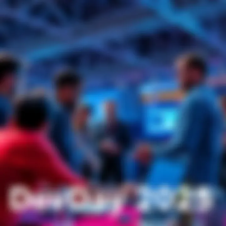 A group of developers discussing new tools and applications at DevDay 2025