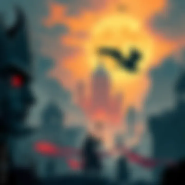 A solo developer working on an Indian RPG game inspired by Vampire the Masquerade, featuring concept art with urban Indian landscapes and fantasy elements